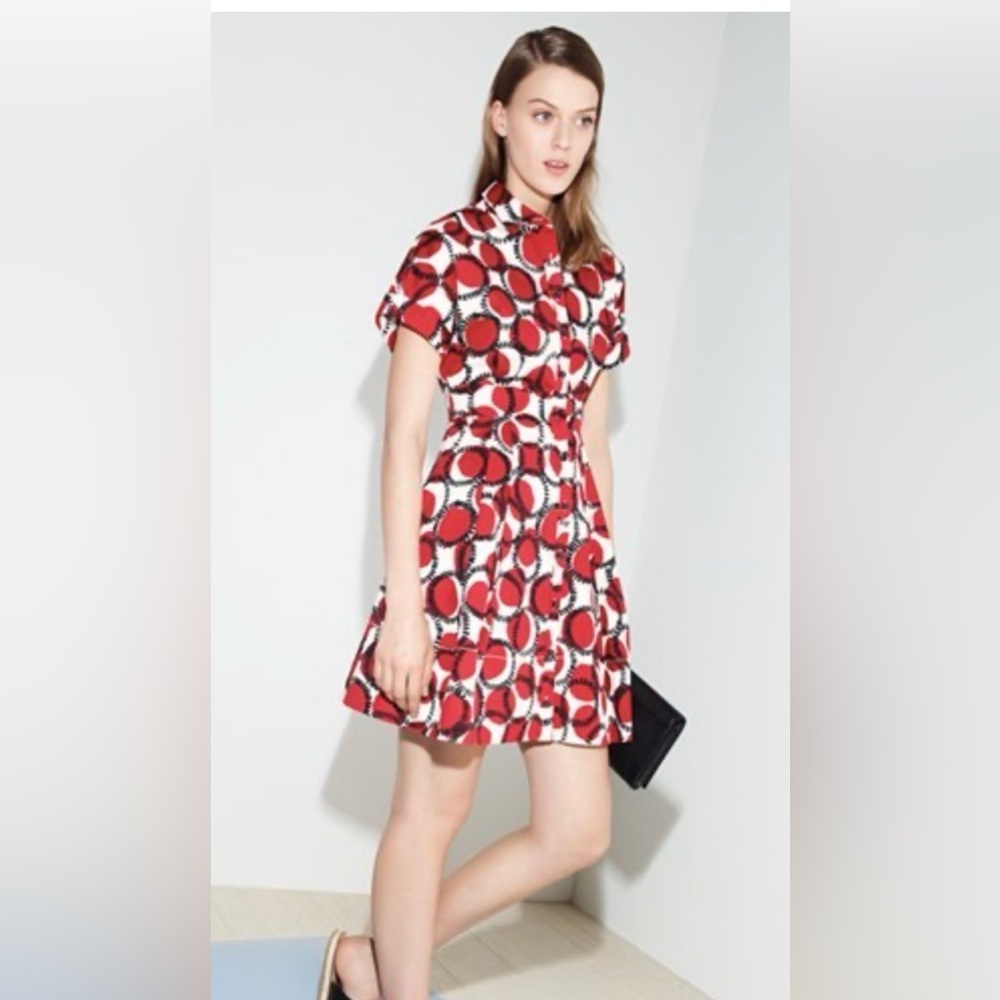Kate Spade Stamped Dots Dress size 8